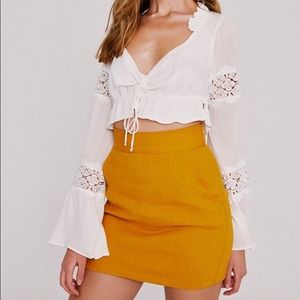 Stone Cold Fox sold out crescent top white 🌙